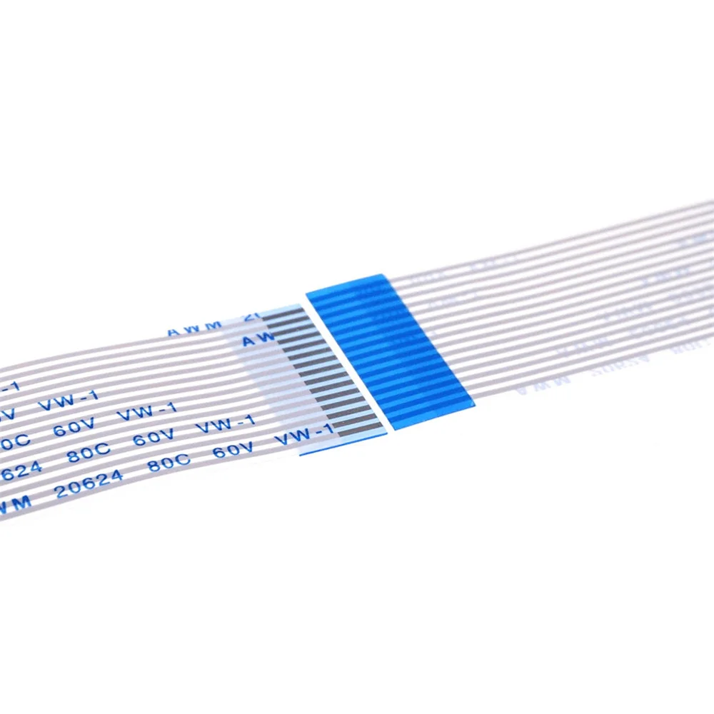 100pcs Flexible Flat Cable FFC 14 PIN 1.25 mm Pitch Same Directions 50 60 80 100 250 300 400 500 mm Length Type A Isotropy