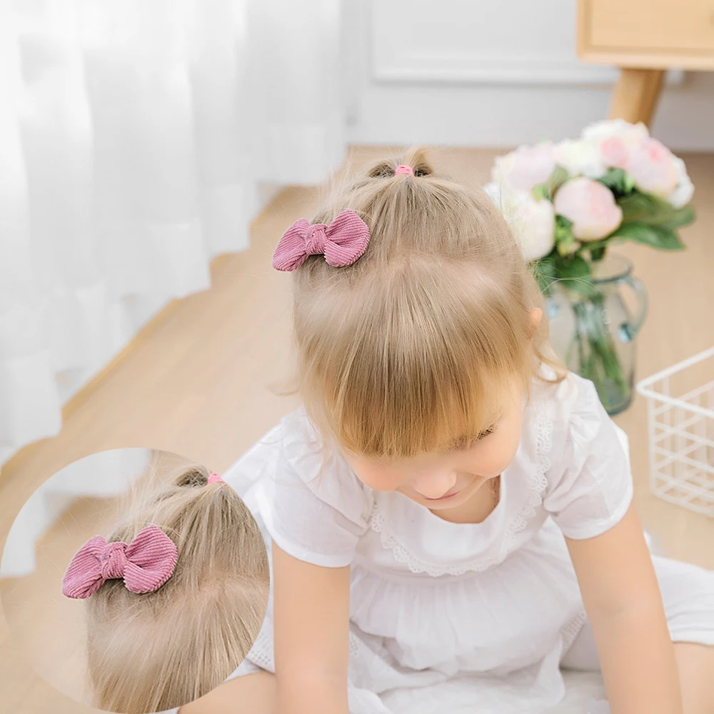 

Baby Girls Hair Clips Bows Corduroy Barrettes For Children Hair Accessories Toddlers Kids Headwear Korean