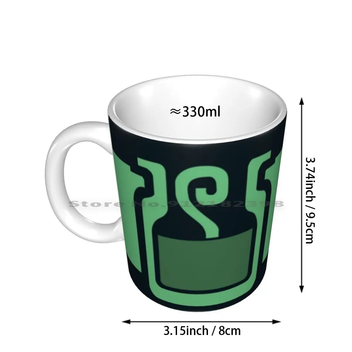 Guild Mugs-Mega Potion Ceramic Mugs Coffee Cups Milk Tea Mug Monster Hunter Monster Hunter Potion Mega Potion Mega 3ds Mh4u