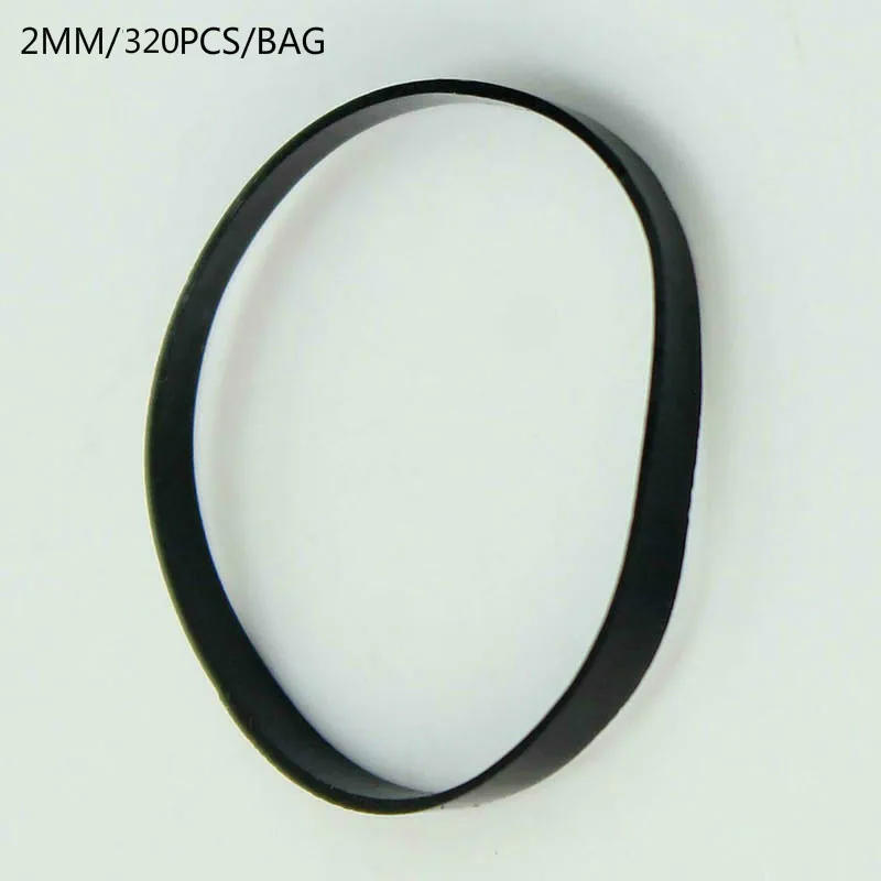 Mini elastico di una volta di 2*20mm, piccola banda 320 pz/borsa antiscivolo molle dei capelli della banda elastica