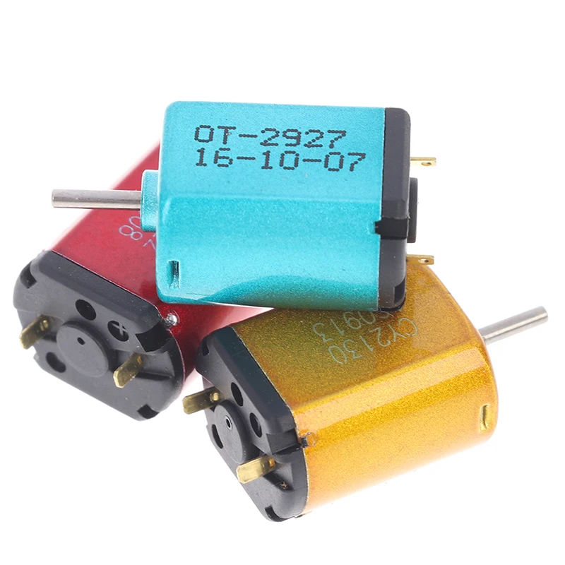 Ultra-Alta Velocidade Motor Elétrico, DIY RC Car Toy, Escova de Carbono, DC 2.4V, 3.2V, 3.7V, 030, 4Pcs por Lote