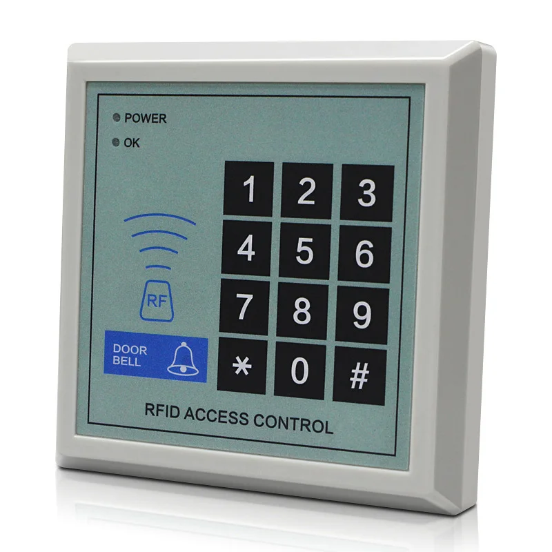 RFID 125Khz Access Control Keyboard Device Machine Security RFID Proximity Entry Door Lock Access Control System 1000 User