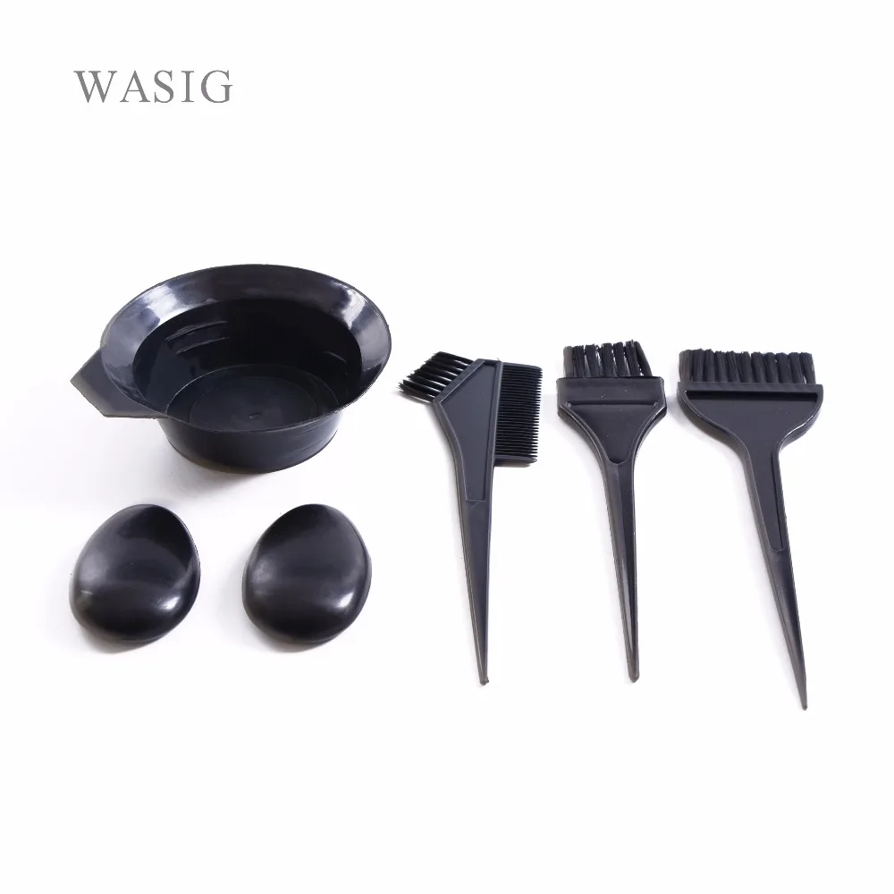 Hot Selling 5Pcs/Set New Hairdressing Salon Hair Color Brushes Bowl Combo Dye Tint Tool Kit