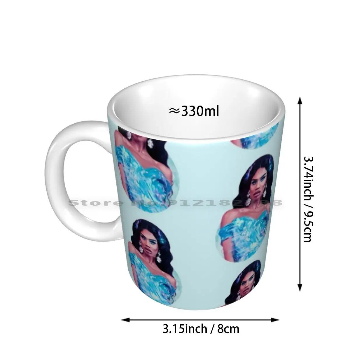 N-As4 Ceramic Mugs Coffee Cups Milk Tea Mug Naomi Naomi Smalls Rupauls Drag Race Rupaul Drag Race Drag Tv Edit Case Photoshop