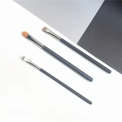 The Concealer & Flat Definer Liner Brush 194/195/212 Synthetic Concealer Highlighter Brown Lash Liner Makeup Eye Brush