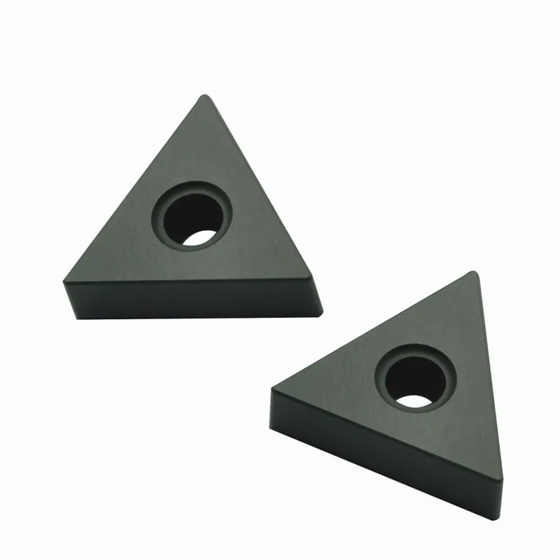 Insertos de torneado CNC de cerámica completa, hoja de corte para enfriar acero duro muerto, 10 piezas, TNGA160404 / 160408 / 160412 A65