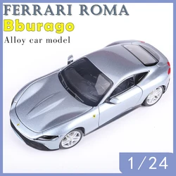 Bburago 1:24 Ferrari ROMA  New Product In Stock Alloy Diecast Cars Model Toy Collection Gift