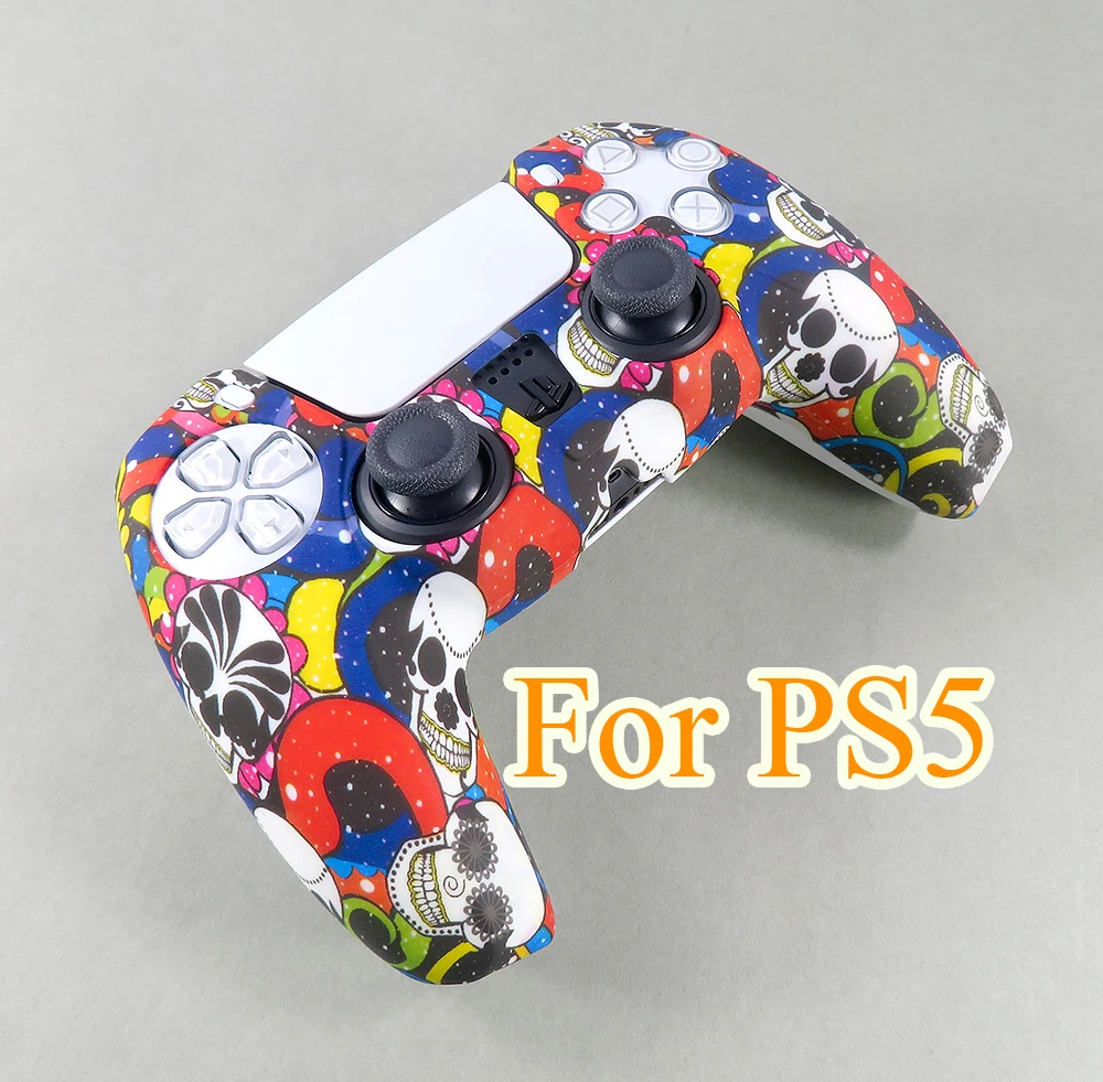 40pcs For PS5 Soft Silicone Gel Rubber Case Cover For SONY Playstation 5 For PS5 Controller Protection Case For PS5 Gamepad