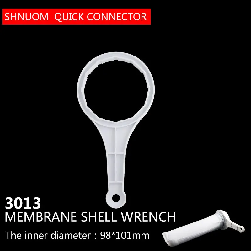 3013 Water Filter Plastic Spanner White Wrench for RO Water Purifier Aquarium Parts Fitting Filter Bottle Disassembly Tool