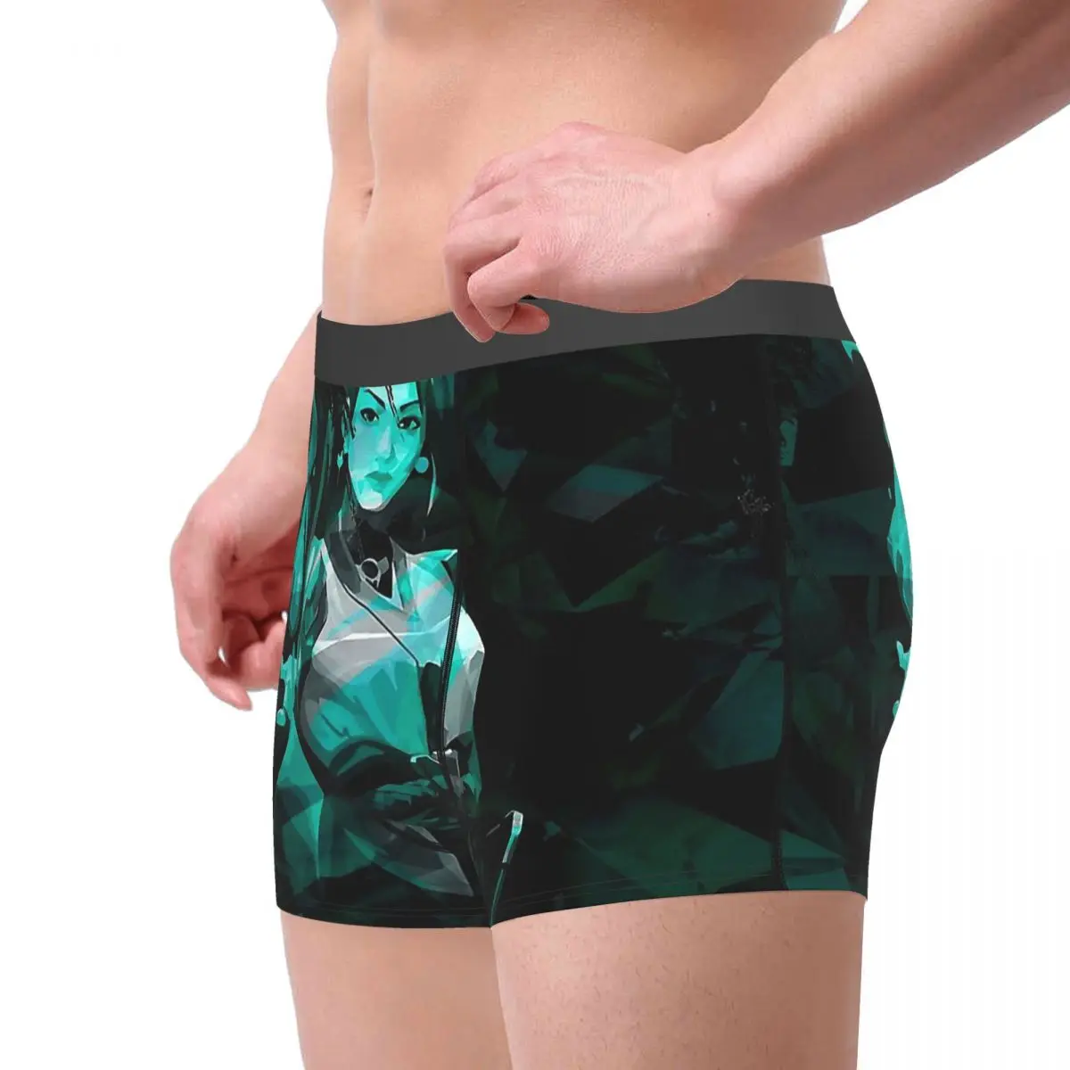 Sage Agent Valorant First-person Shooter Game Underpants Breathbale Panties Male Underwear Comfortable Shorts Boxer Briefs