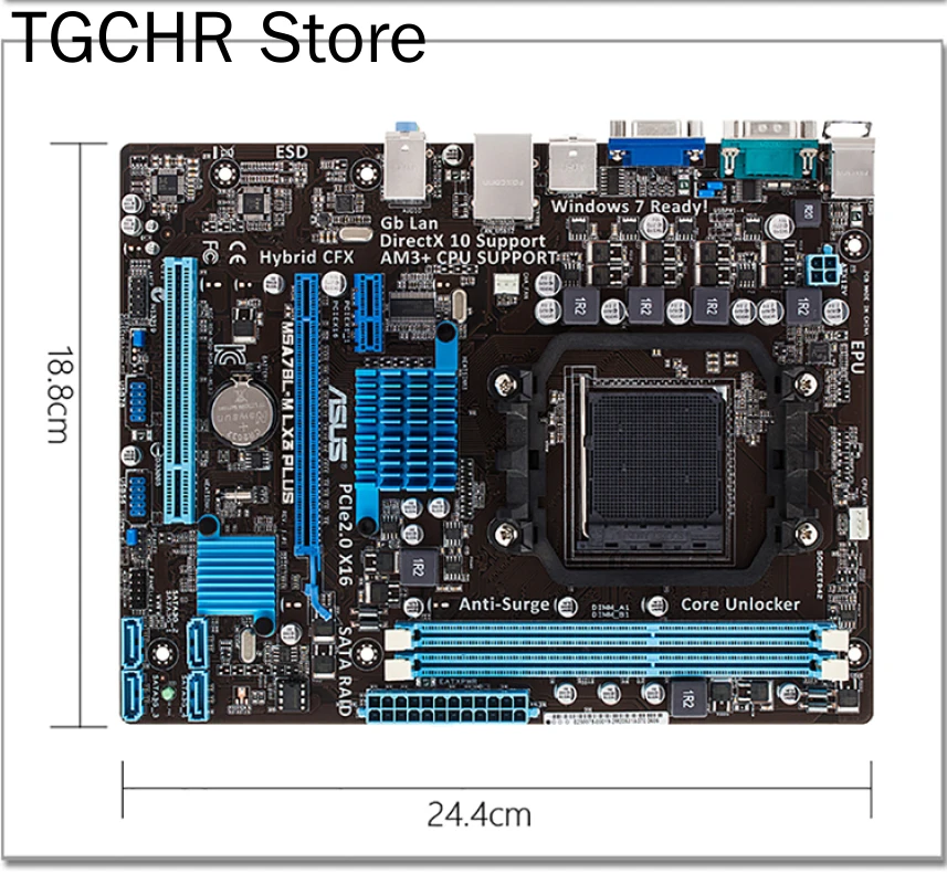 M5A78L-M LX3 PLUS AM3/AM3+938 Needle All-solid-state Band Display Motherboard