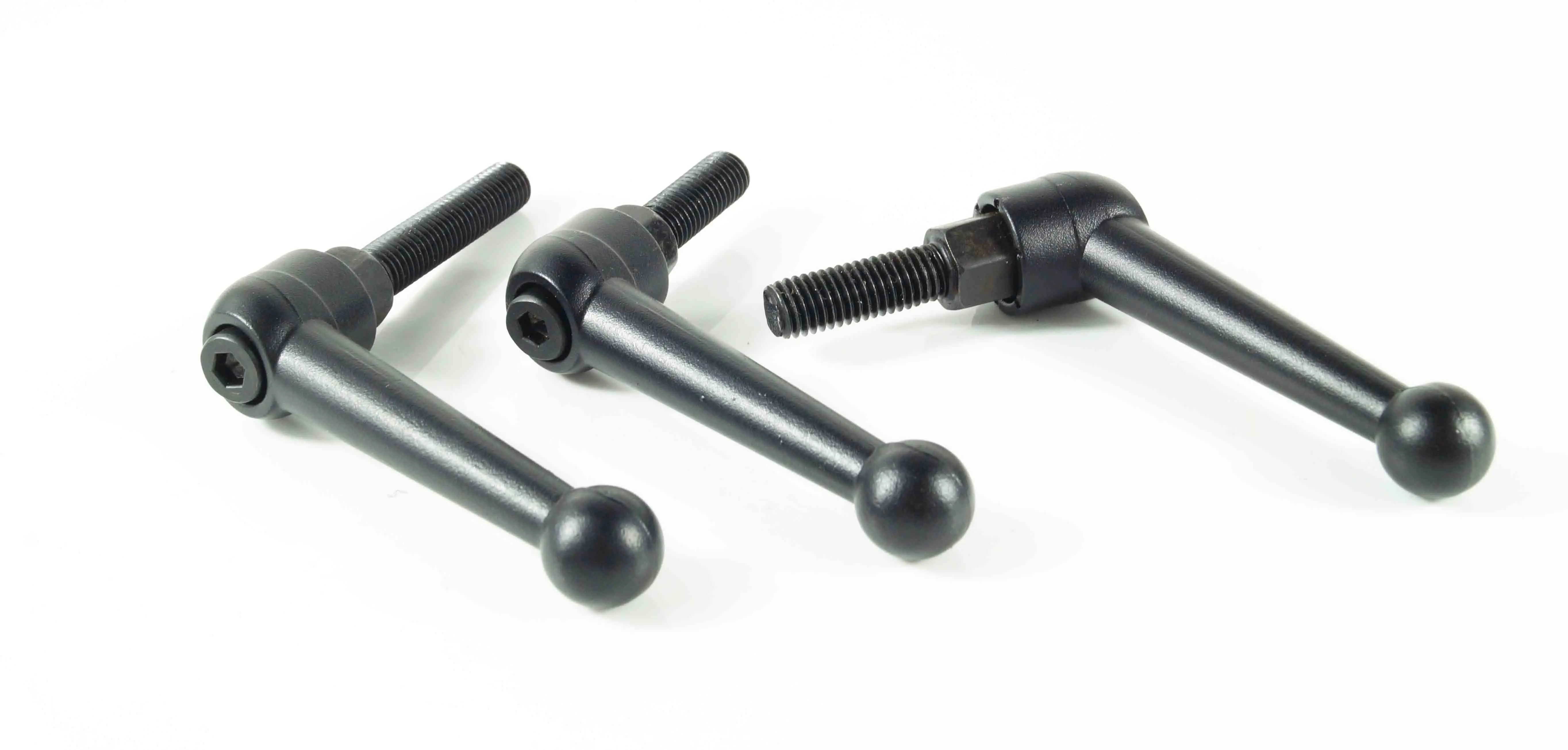M10 Black Orange Solid Adjustable Handle Clamping Tension Lever Arm