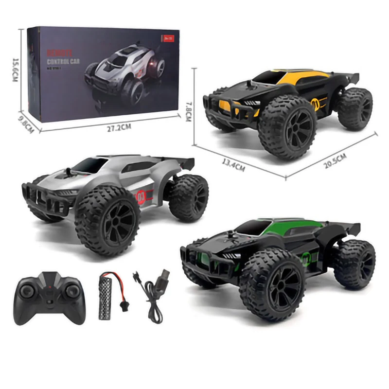 New RC car 2.4G radio remote control toy vehicle Off-road Climb drift SUV high speed cool lighting machine model children gifts