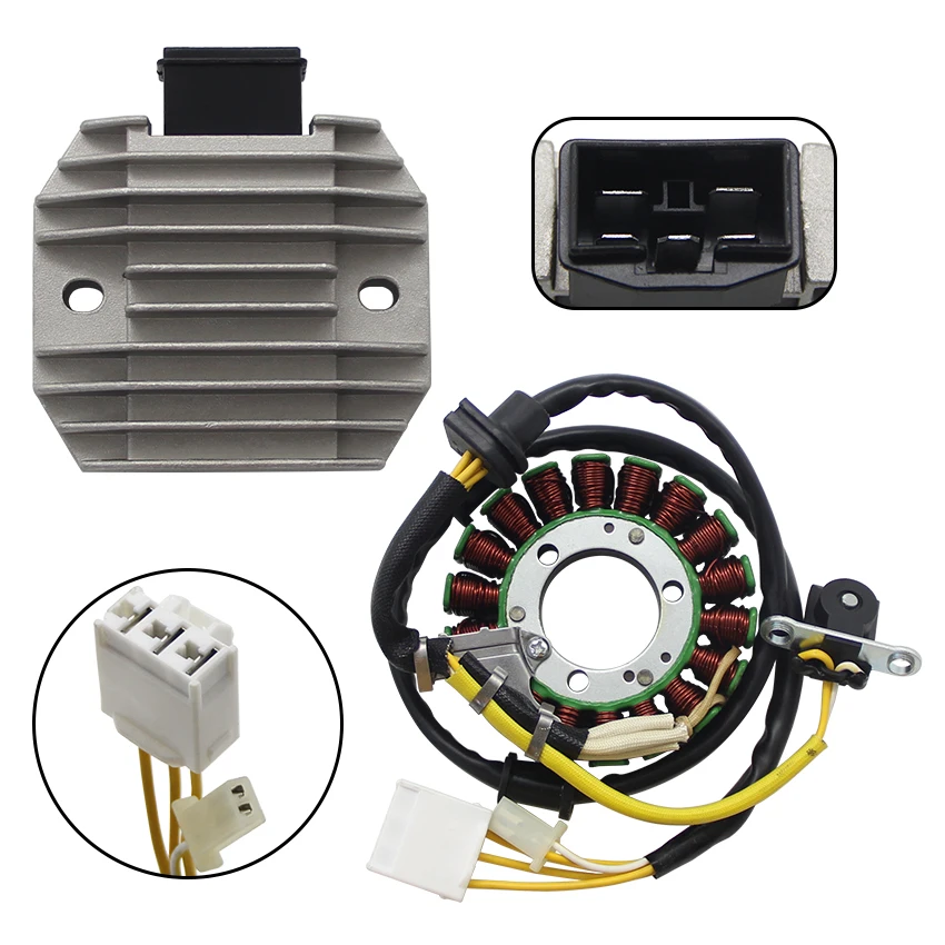 Motorcycle Voltage Regulator Rectifier & Stator Coil Parts For Honda NHX110 Elite Lead 31600-GFM-890 31120-GFM-971 31120-GFM-B20