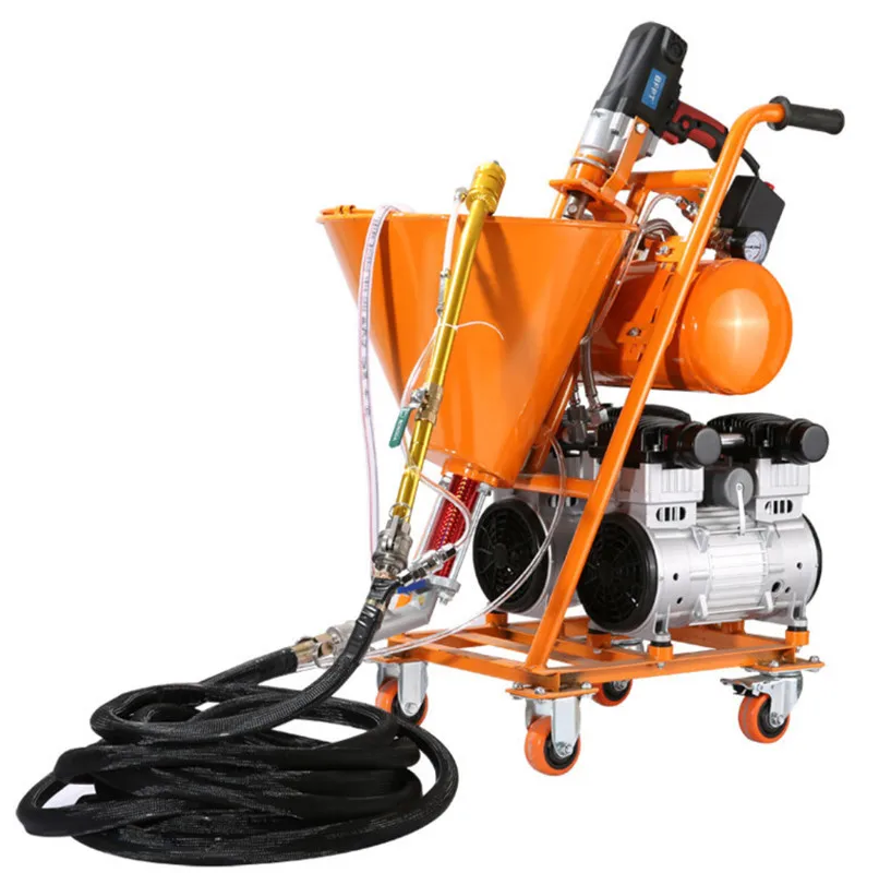 Putty High Pressure Spraying Machine Grouting Machine Grouter Cement waterproof Mending leakage Paint plaster putty sprayer