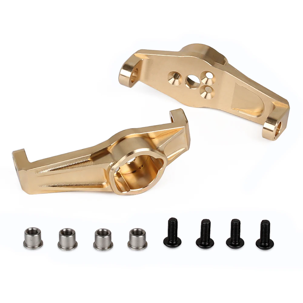 INJORA Schweres Messing Gegengewicht Portalantriebsgehäuse Stoßstangenhalter Achshalterung für RC Crawler TRX4 TRX-4 TRX6 Upgrade-Teile – Detail 3