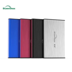 Blueendless 휴대용 외장 하드 드라이브, 컴퓨터 노트북용 하드 디스크 HDD, USB3.0, 250GB, 320GB, 500GB, 750GB, 1TB, 2TB