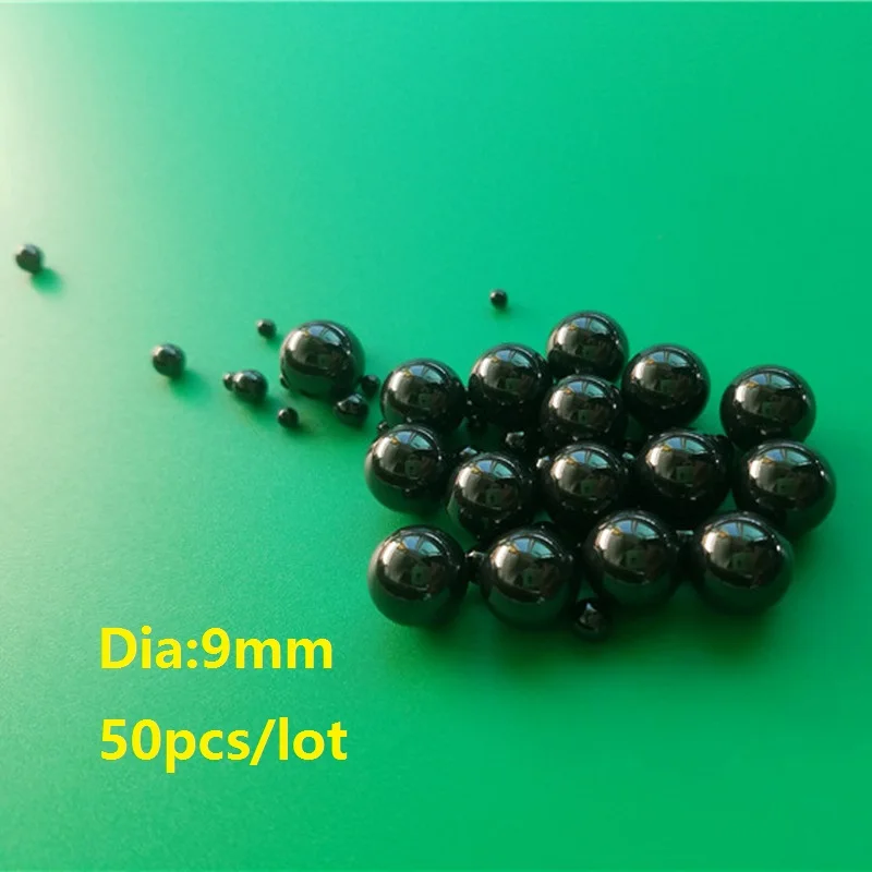 

50pcs/lot G5 Diameter 9mm ceramic ball Si3N4 Silicon Nitride bearing balls 9mm