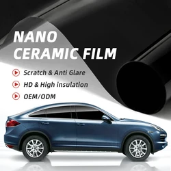 50cmX300cm IR80 % UV99 %, Protection UV Anti-éblouissement, Film de haute qualité Nano céramique solaire pour vitres de voiture