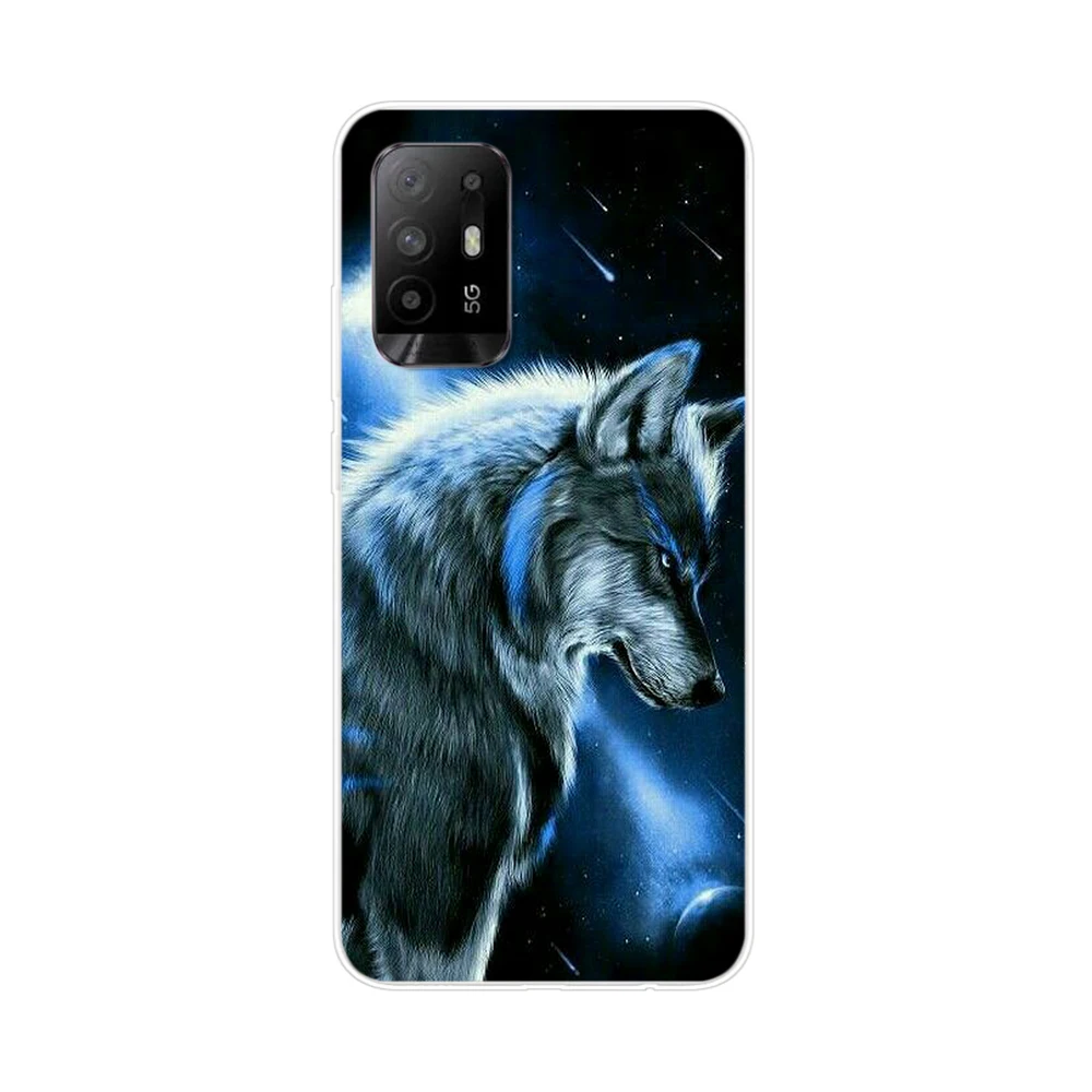 Cover For Oppo Reno5 Z Case Flower Animal Cover Silicone Case for OPPO Reno 5Z Reno 5 Z 5G 6.43'' Cover Bumper Phone Case Coque