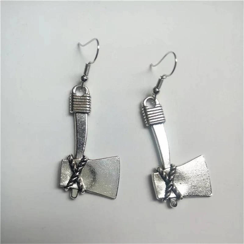 Axe Earrings Viking Axe Earrings Geeky Earrings Norse Jewelry Viking Jewellery Dwarven Norse Mythology Christmas Decoration