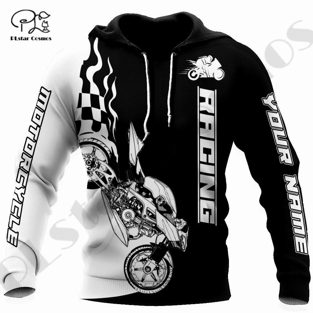 

PLstarCosmos 3DPrinted Newest Motorbike Custom Name Skull Art Unique Unisex Hrajuku Streetwear Casual Hoodies/Zip/Sweatshirt 9