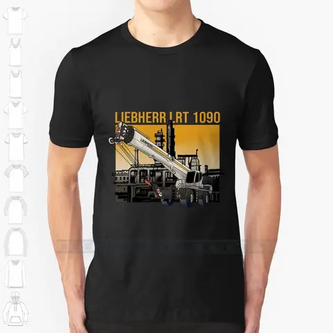 Mobile Crane Construction 100% Cotton T Shirt Heavy Equipment Operator Heavy Construction Equipment Mechanical Engineering