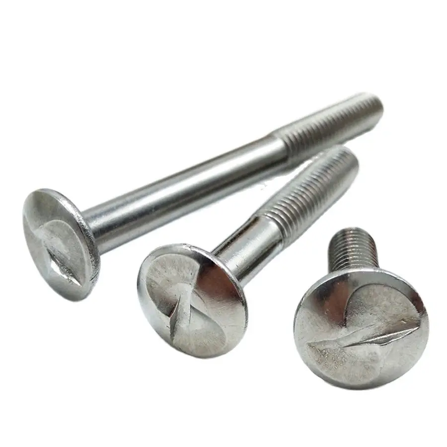 M6 Guardrail One Way Lag Screws,  201 Stainless Steel Anti Dismantling Screw Manufactor 10mm-105mm ,A041