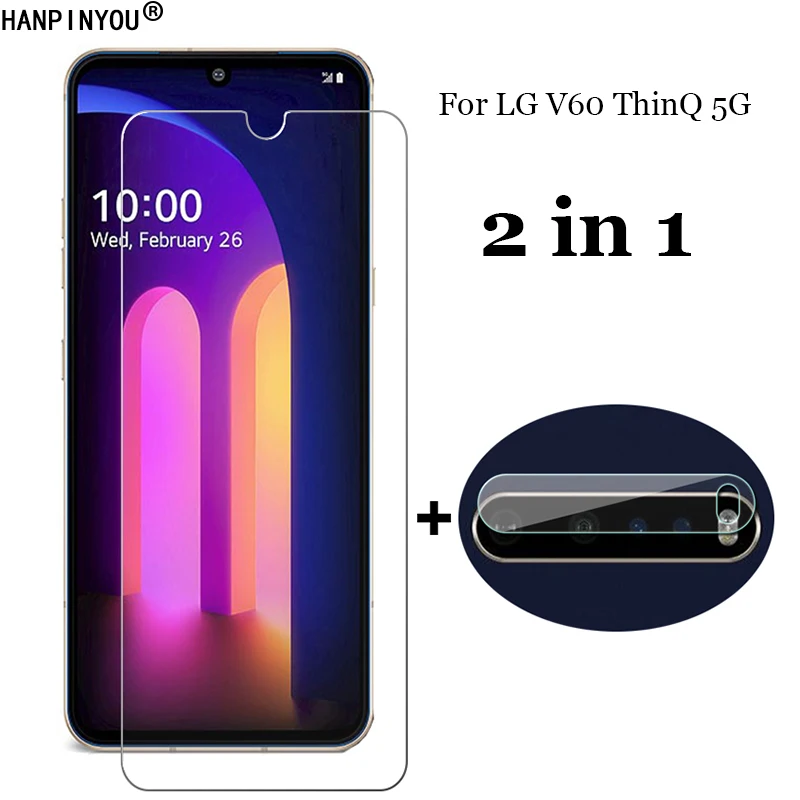 2-in-1 Tempered Glass For LG V60 ThinQ 5G 6.8\