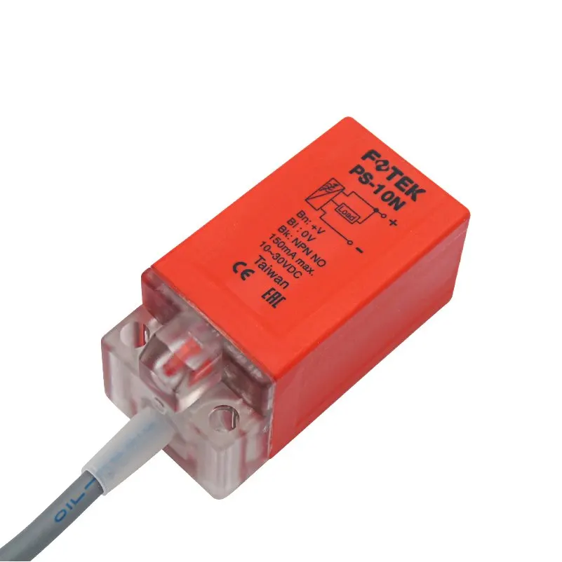 

2 шт., тайваньский оригинальный Бесконтактный переключатель FOTEK, тройной провод, квадратный металлический Бесконтактный переключатель NPN