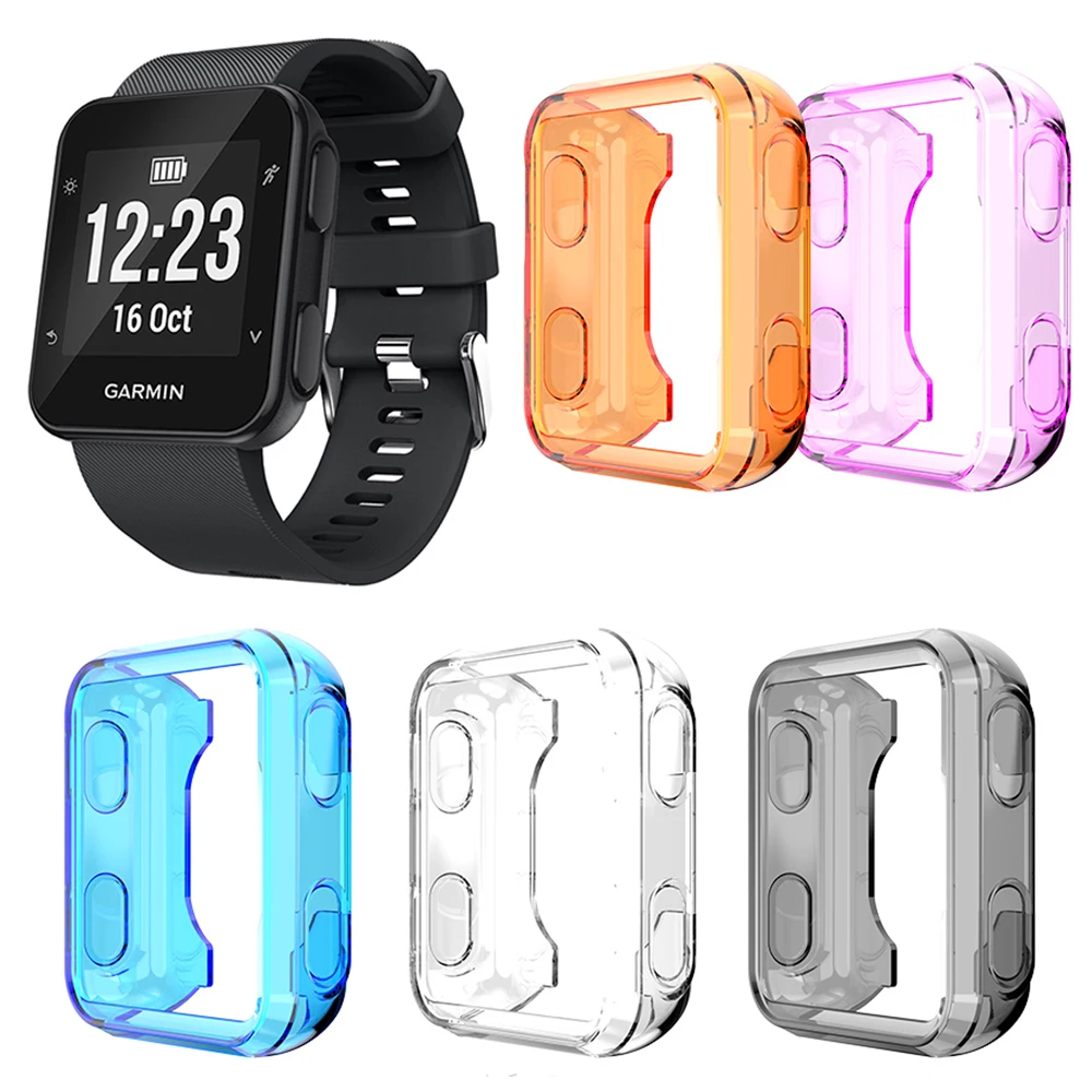 Soft TPU Protector Case para Garmin Forerunner, Shell protetor, capa do quadro, 35, 30