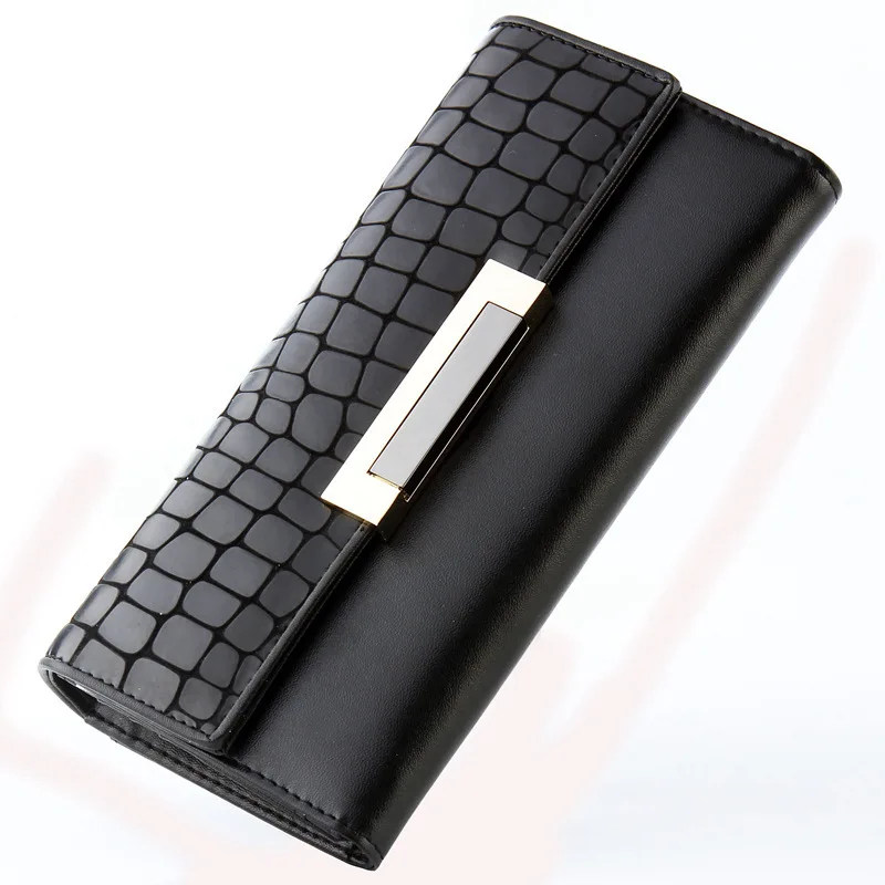 

Fashion 2019 Women Wallet Genuine Leather Female Leather Purses Design Female Purse Money Bag Phone Pocket Carteira Feminina
