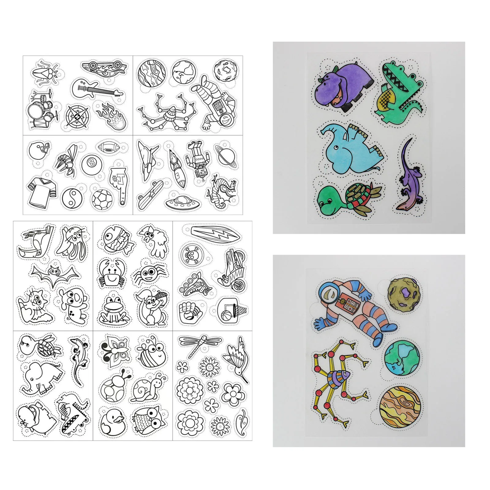 10 sztuk termokurczliwe arkusze papieru termokurczliwego folia papierowa dla majsterkowiczów wiszący urok Making artykuły szkolne prezent dziecko gry edukacyjne
