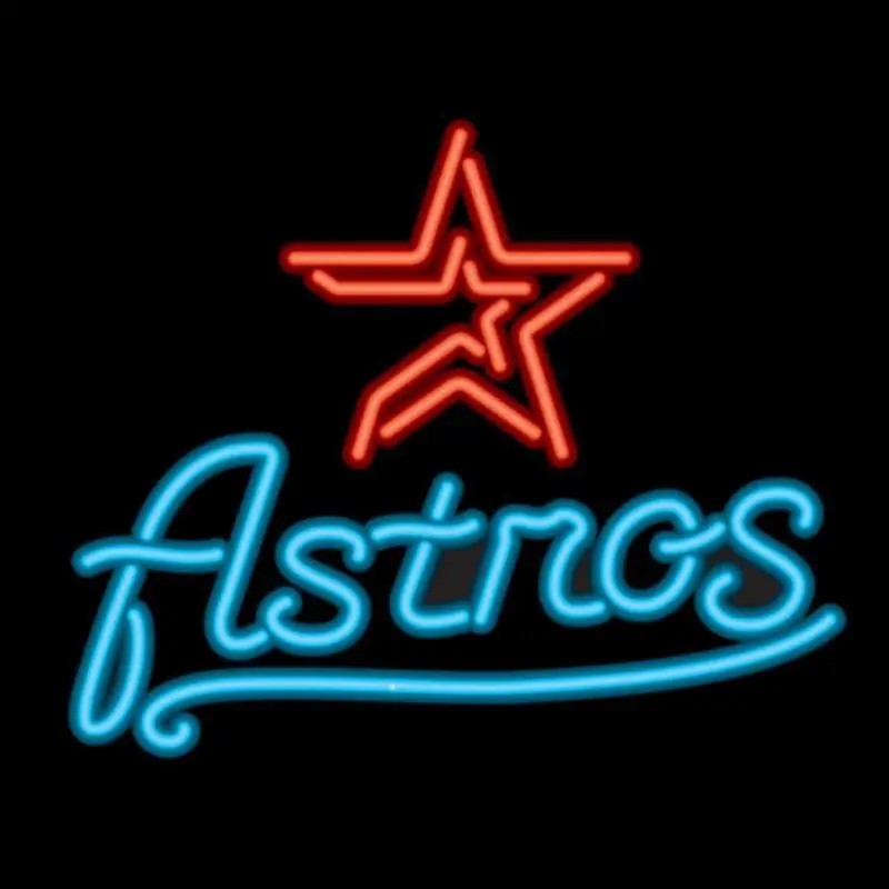 

Custom Astros Star Glass Neon Light Sign Beer Bar