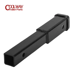 Trailer Hitch Extension with 2 Inch Towing Receiver Tube Extender Extend 445mm RV Parts Camper Caravan Motorhome Accessories