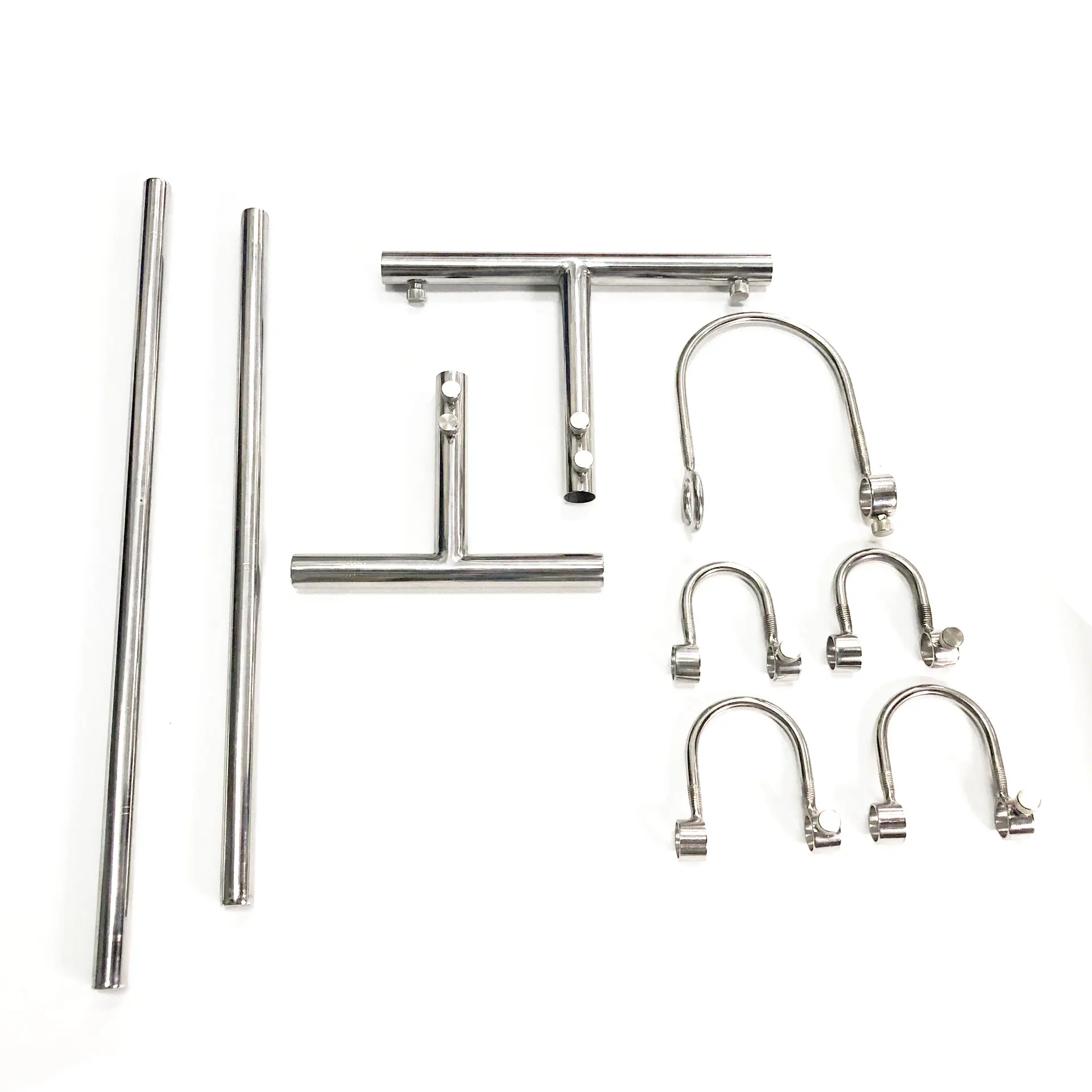 BDSM Bondage Kneeling Restraints Tools Stainless Steel Collar Handcuffs Ankle Cuffs Fetish Sex Toys For Women Man Adult