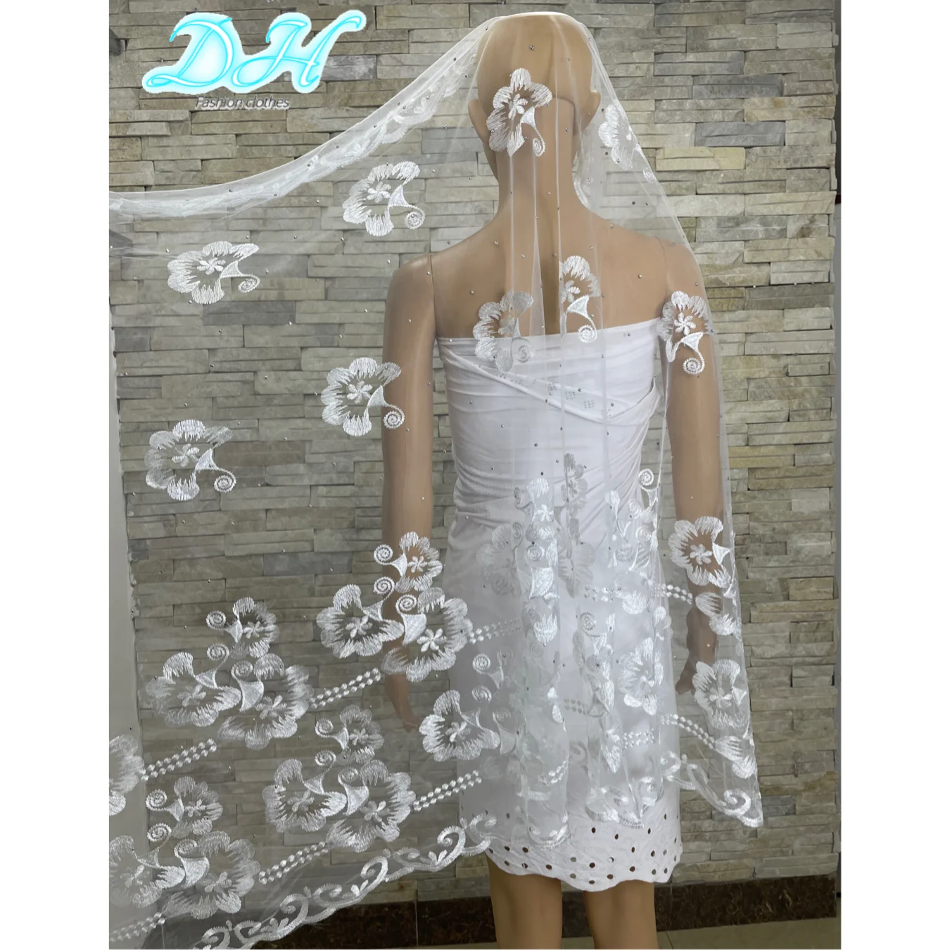 New African Muslin Islamic Scarf Dubai Ramadan Net Hijab Pashmina Extremely Soft Turban Women Wraps DH051