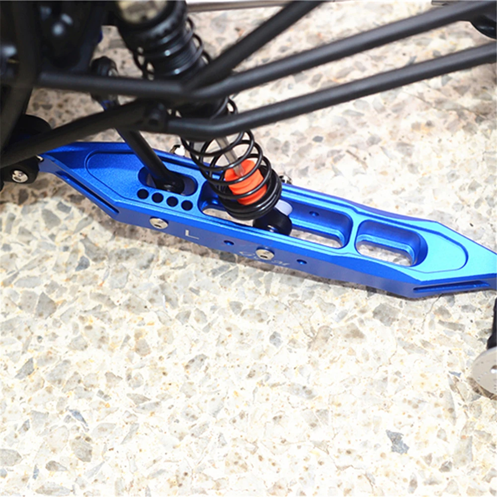 Bras de fuite inférieurs arrière en alliage d'aluminium pour LOSI 1/10 BAJA REY/ROCK REY, 2 pièces, pièces de rechange de mise à niveau pour véhicule tout-terrain 1/10 RC