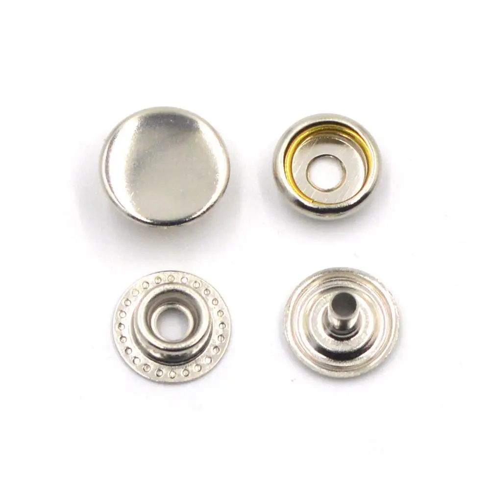 KALASO #201 #203 30sets High Quality Brass Material Press Studs Sewing Snap Button Fasteners Leather Craft Clothes Diy Supplies