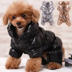 5 Colors Cat Dog Down Jacket Winter Small Medium Dog Clothes for Dogs Shih Tzu Bulldog Jumpsuit Puppy Coat Pet Clothing Overalls