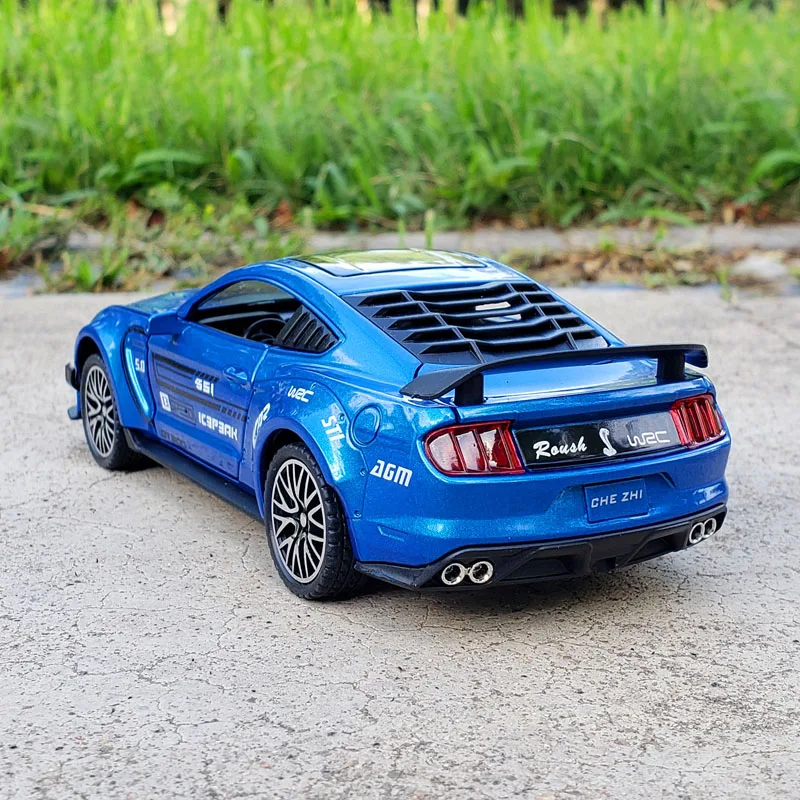 Ford Mustang Shelby GT500 Supercar Simulation Exquisite Diecasts & Toy Vehicle CheZhi 1:32 Alloy Car Model Kids Christmas Gifts