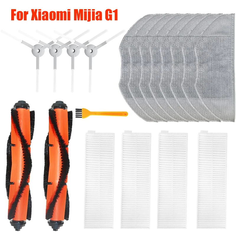 

For Xiaomi Mijia G1 MJSTG1 Mi Robot Vacuum-Mop Essential Accessories Main Brush Side Brush Hepa Filter Mop Cloth Spare Parts