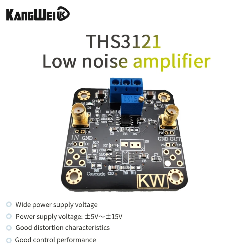 THS3121 Low Noise Amplifier High Output Current High Slew Rate ±5V~±15V Wide Supply Voltage