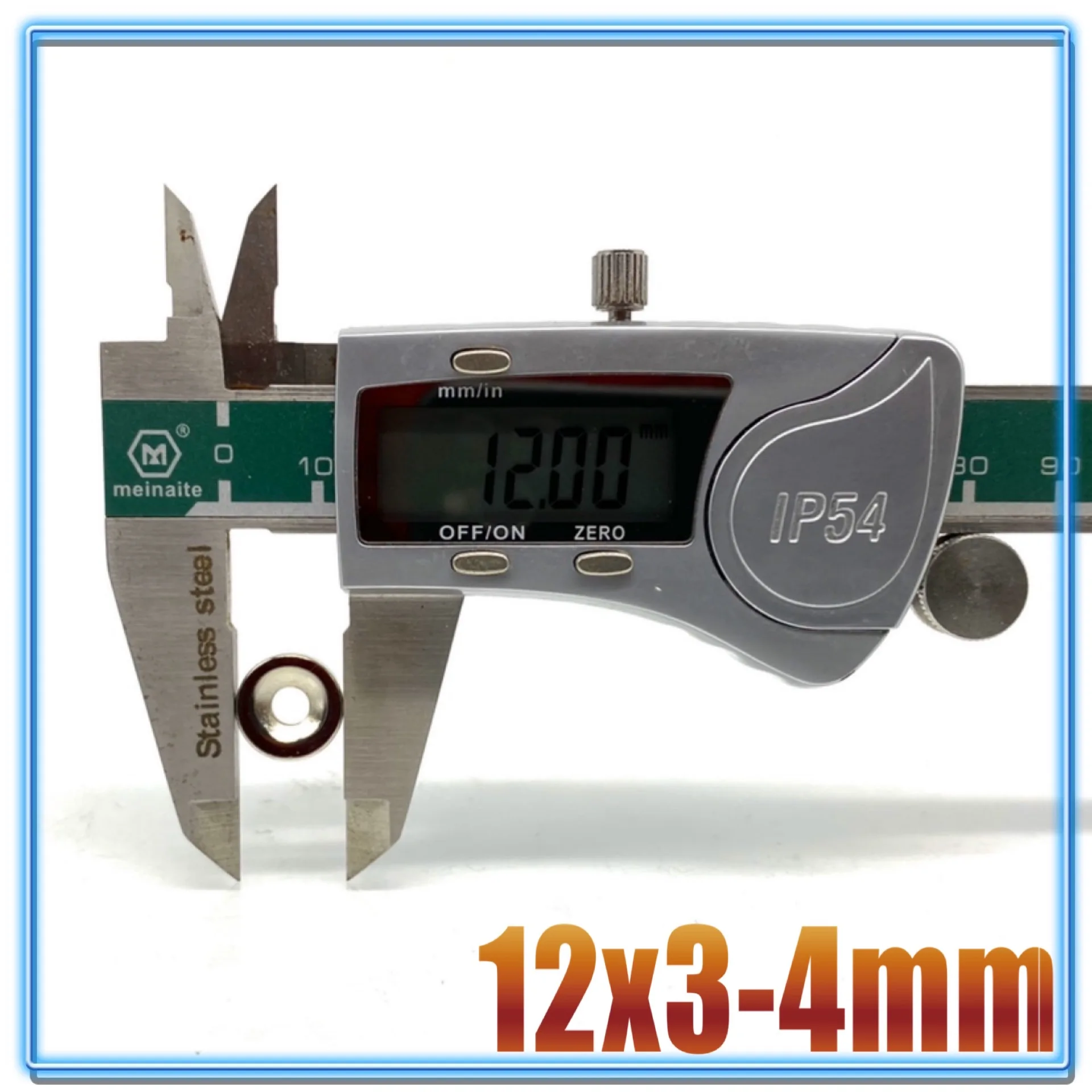 10-500 pz 12x3-4 magnete al neodimio 12x3 fori 4 N35 NdFeB rotondo Super potente forte permanente magnetico imane disco 12*3 Hole4