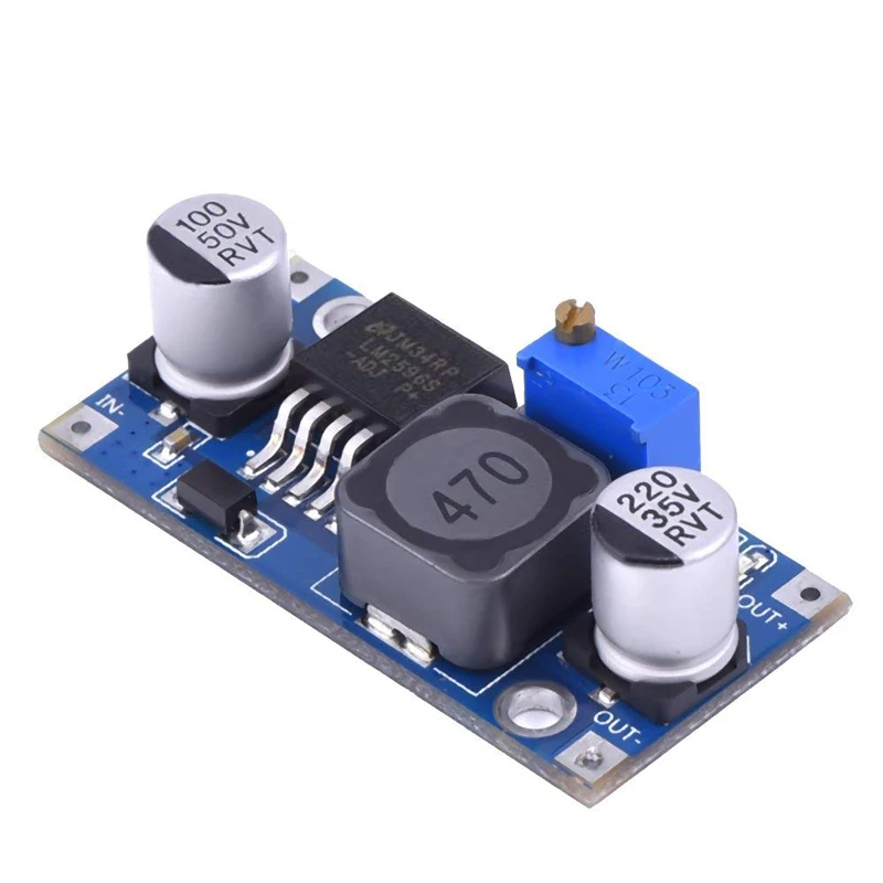 LM2596s Regulator LM2596 DC-DC Voltage Step Down 3A Verstelbare Step Down Module LM2596S-ADJ 24V 12V 5V 3V Voeding Module