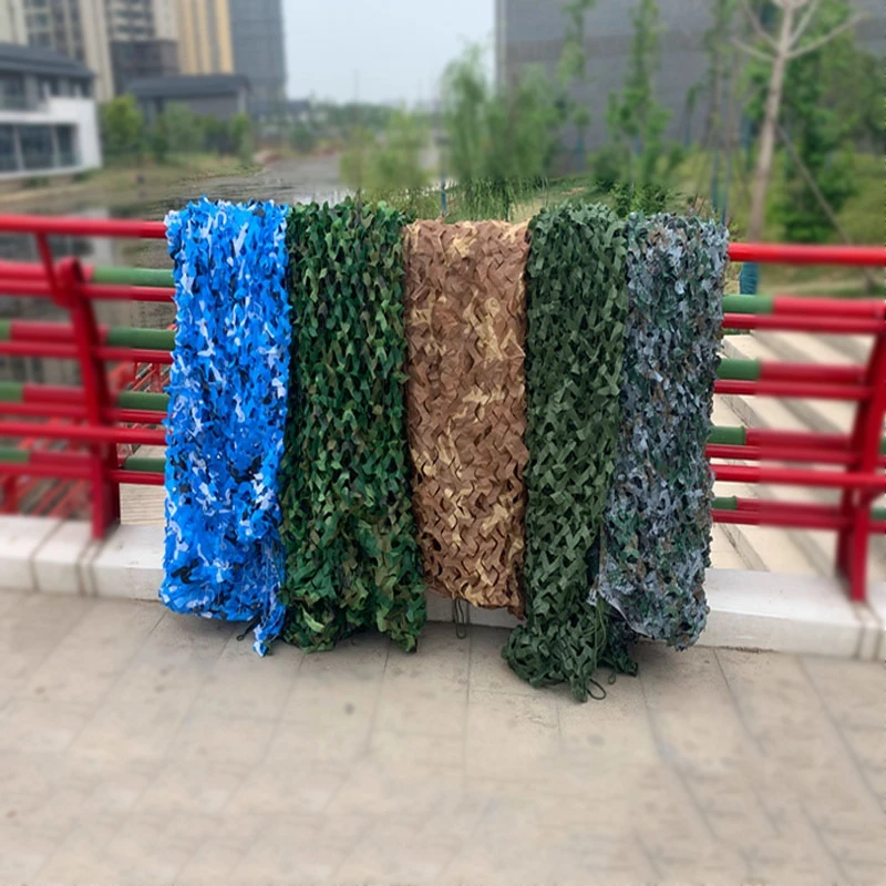 8X8M 8X9M 9X9M Reinforced Camouflage Net Swimming Pool Beach Gazebo Garden Sun Shelter Camo Canvas Netting 10 Colors