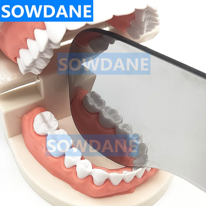 Espejo de cristal para ortodoncia Dental, Reflector de doble cara para el cuidado de la salud Oral, Intraoral y oclusal