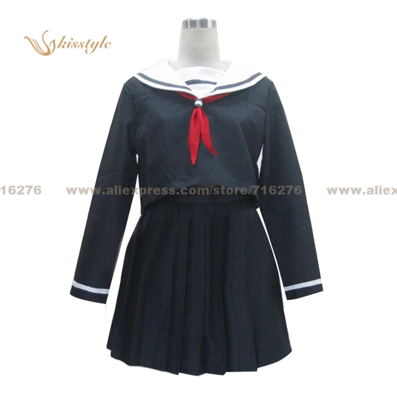 Kisstyle Fashion Hell Girl Ai Enma Uniform COS Clothing Cosplay Costume,Customized Accepted