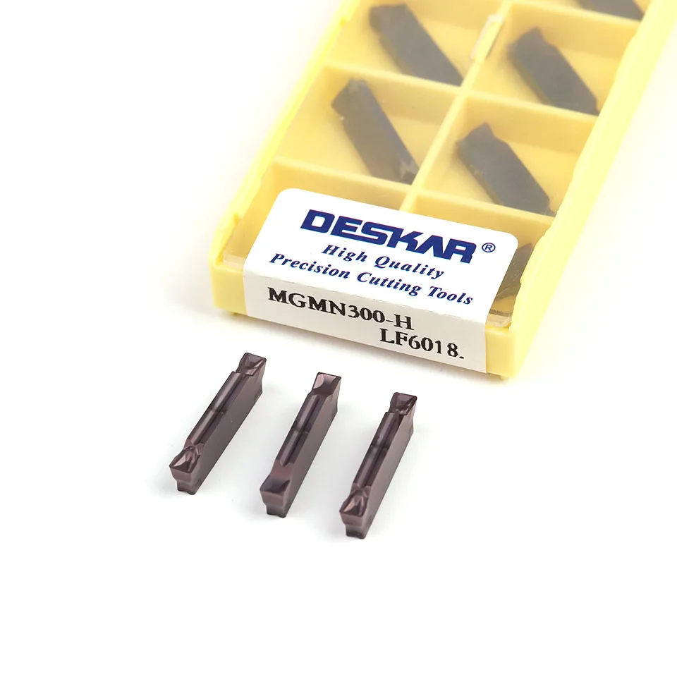 DESKAR MGMN300-H MGMN400-T MGMN300-T MGMN400-H Xẻ Rãnh Carbide Lắp CNC Cắt Khe Cắm Dụng Cụ Xoay Cho Thép Không Gỉ