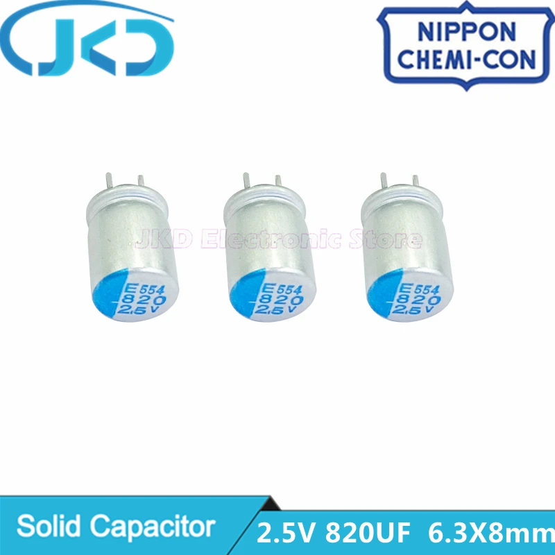 10Pcs 820Uf 2.5V Nc… - image